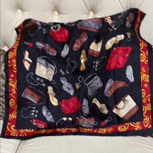 Brighton Black and Red Fashion Accessories Scarf